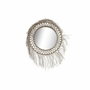 DKD Home Decor Espejo con Cuerda de Cristal 60x60 cm Natural