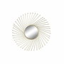 DKD Home Decor Espejo de Metal Dorado 84x84x2,5 cm