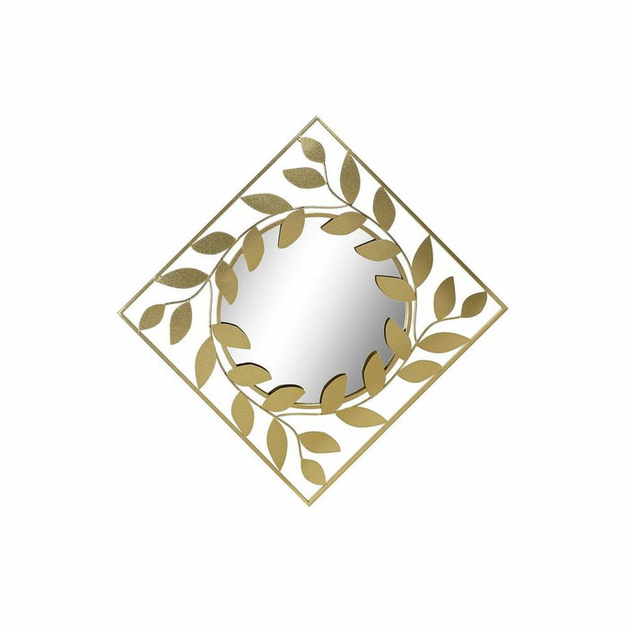 DKD Home Decor Espejo Laurel Dorado 120x88x2,5 cm