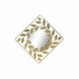 DKD Home Decor Espejo Laurel Dorado 120x88x2,5 cm