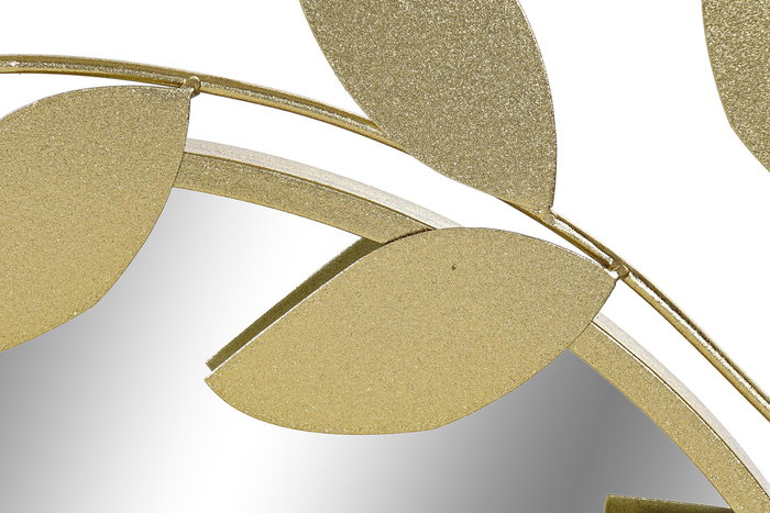 DKD Home Decor Espejo Dorado Metal 120 x 120 x 2.5 cm