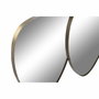 DKD Home Decor Espejo de Metal Cobrizo 129x60 cm