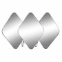 DKD Home Decor Espejo de Metal Negro 110x70 cm