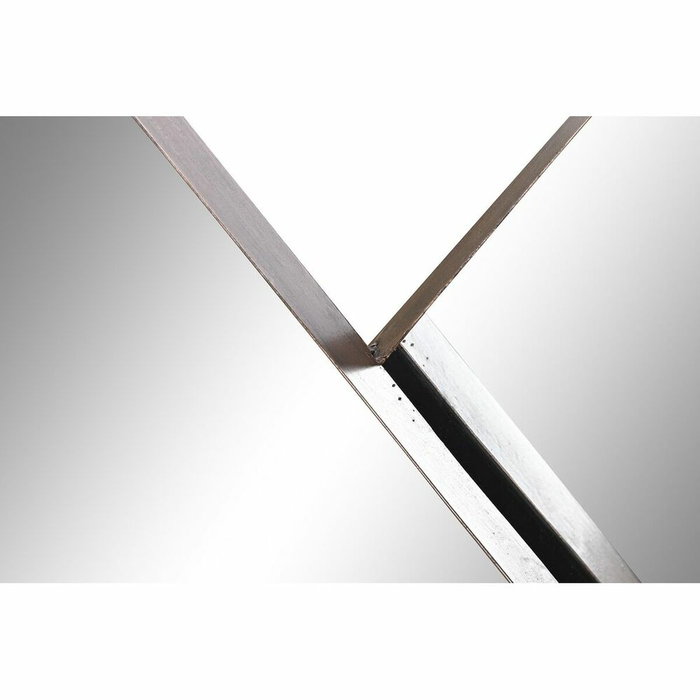 DKD Home Decor Espejo de Metal Negro 110x70 cm