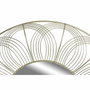 DKD Home Decor Espejo de Metal Dorado 60x60 cm