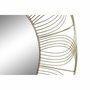 DKD Home Decor Espejo de Metal Dorado 60x60 cm