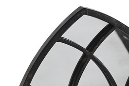 DKD Home Decor Espejo Loft Negro Metal 2 x 65 x 36 cm