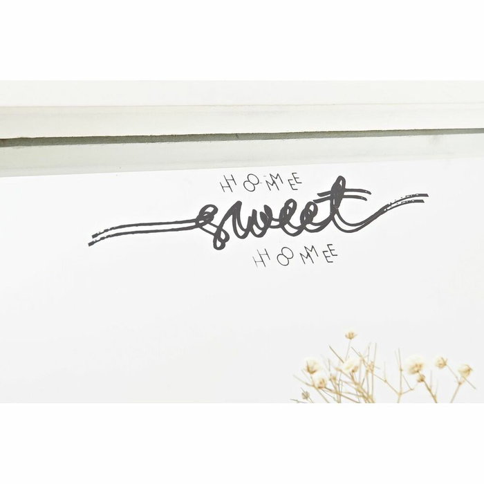 DKD Home Decor Espejo Cottage Natural Blanco MDF 30 x 4 x 40 cm (2 Unidades)