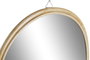 DKD Home Decor Espejo Balines Bambu Natural 40 x 70 x 5 cm