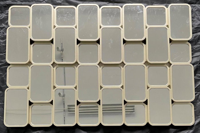 DKD Home Decor Multiespejo Blanco 90x60 cm