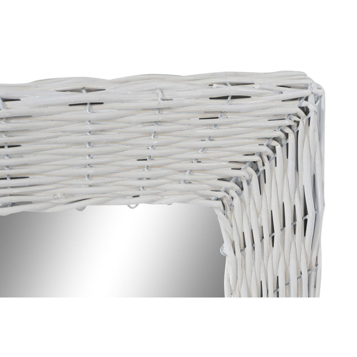 DKD Home Decor Espejo Cottage Blanco 4 x 62.5 x 53.5 cm Dimensiones Foto/Espejo 40x50cm