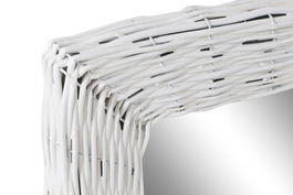 DKD Home Decor Espejo Cottage Blanco 4 x 62.5 x 53.5 cm Dimensiones Foto/Espejo 40x50cm