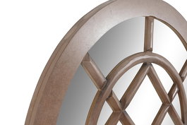 DKD Home Decor Espejo Marron Oscuro Estilo Cottage 3.5 x 160 x 90 cm