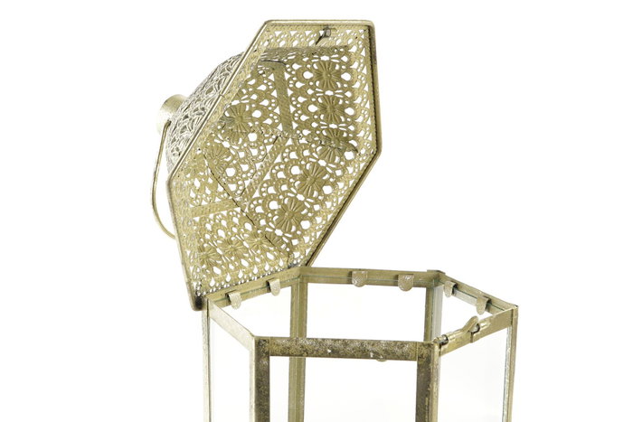 Farola Arabe DKD Home Decor Dorado 19 x 37 x 21 cm