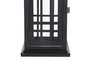 Farola Loft DKD Home Decor Negro 24 x 60 x 24 cm Set de 3