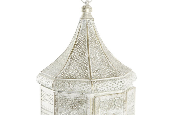 Farola Arabe DKD Home Decor Blanco Dorado 30 x 71 x 30 cm Farola Arabe DKD Home Decor Blanco Dorado 30 x 71 x 30 cm
