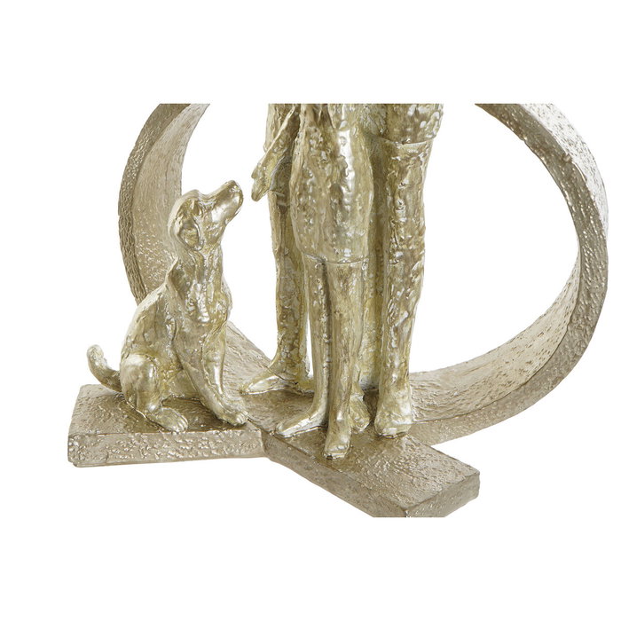 DKD Home Decor Figura de Resina Dorado