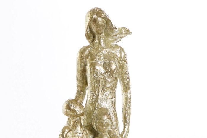 DKD Home Decor Figura de Resina Dorado