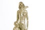 DKD Home Decor Figura de Resina Dorado