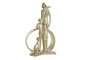 DKD Home Decor Figura de Resina Dorado
