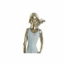 DKD Home Decor Figura de Resina Familia Azul y Dorado 16x9,5x24 cm