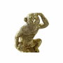 DKD Home Decor Figura de Monos en Resina Dorado Colección Jungle