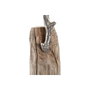 DKD Home Decor Figura de Árbol de Mango y Aluminio Marrón