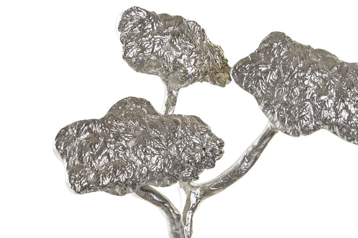 DKD Home Decor Figura de Árbol de Mango y Aluminio Marrón
