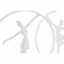 DKD Home Decor Figura de Bailarina en Aluminio y Mango, Surtido de 2, Blanco
