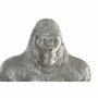 DKD Home Decor Figura de Gorila Plateada en Resina