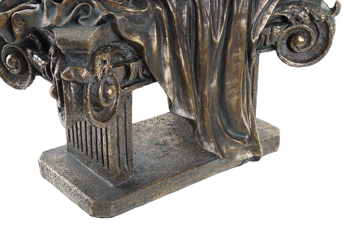 DKD Home Decor Figura Neoclásico Cobrizo Resina 15.5 x 28.5 x 30.5 cm