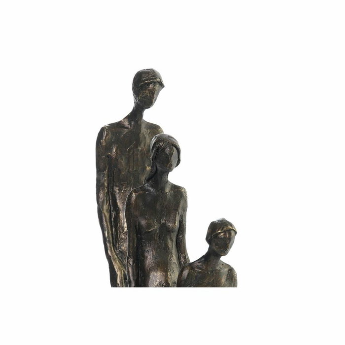 DKD Home Decor Figura de Resina Familia Cobrizo