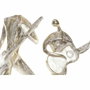 DKD Home Decor Set de 2 Figuras de Resina Doradas 21x17,5x42 cm