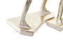 DKD Home Decor Set de 2 Figuras de Resina Doradas 21x17,5x42 cm