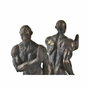 DKD Home Decor Set de 2 Sujetalibros de Resina Hombre Negro