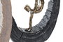 DKD Home Decor Figura de Resina Persona Surtido de 2 Piezas Negro y Dorado