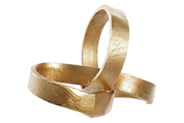 DKD Home Decor Decoración Resina Abstracto Dorado
