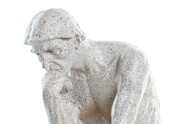 DKD Home Decor Figura Hombre Resina Beige 11 x 25 x 12 cm