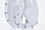 DKD Home Decor Figura Romantico Blanco Resina Gatos 10 x 29 x 15 cm