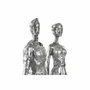 DKD Home Decor Figura de Resina Plateada 26x11,5x41,5 cm