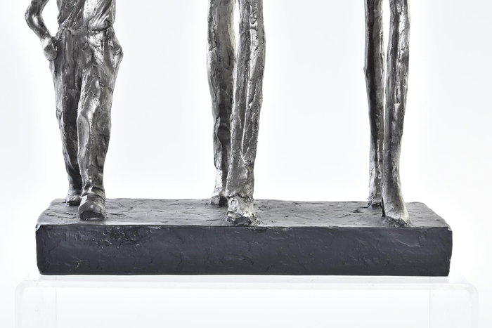 DKD Home Decor Figura de Resina Plateada 26x11,5x41,5 cm