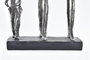DKD Home Decor Figura de Resina Plateada 26x11,5x41,5 cm