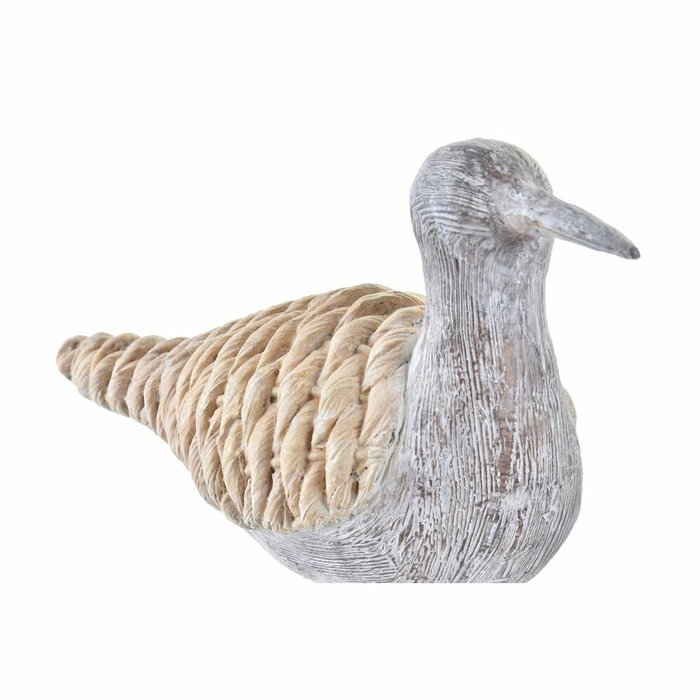 DKD Home Decor Figura de Gaviota en Resina Gris DKD Home Decor Figura de Gaviota en Resina Gris