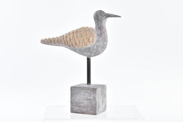 DKD Home Decor Figura de Gaviota en Resina Gris