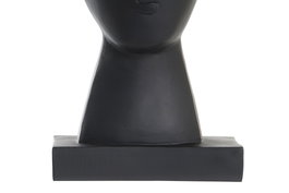 DKD Home Decor Figura Urban Dorado Negro Resina Abstracta 10.5 x 27.5 x 14.5 cm (2 Unidades)