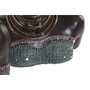 DKD Home Decor Figura de Resina Africana, Set de 2 Piezas, Dorado y Plateado