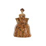 DKD Home Decor Figura de Resina Dama Amarillo