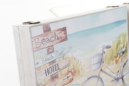 DKD Home Decor Tapa Contador Mediterraneo Multicolor 46.5 x 6 x 31.5 cm (2 Unidades)