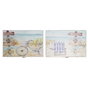 DKD Home Decor Tapa Contador MDF Playa Surtido de 2