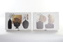 DKD Home Decor Tapa Contador MDF 46,5x6x31,5 Jarrones Surtido 2 Unidades